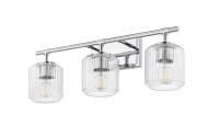 Three Light Vanity by Z-Lite - Landon Collection, Chrome Finish - 7515-3V-CH