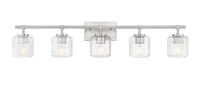 Five Light Vanity by Z-Lite - Landon Collection, Brushed Nickel Finish - 7515-5V-BN