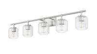 Five Light Vanity by Z-Lite - Landon Collection, Brushed Nickel Finish - 7515-5V-BN