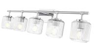 Five Light Vanity by Z-Lite - Landon Collection, Chrome Finish - 7515-5V-CH