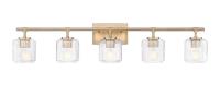 Five Light Vanity by Z-Lite - Landon Collection, Modern Gold Finish - 7515-5V-MGLD