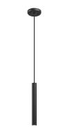 LED Pendant by Z-Lite - Forest Collection, Matte Black Finish - 919MP12-MB-LED