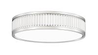 LED Flush Mount by Z-Lite - Stari Collection, Brushed Nickel Finish - 1013F12-BN-LED