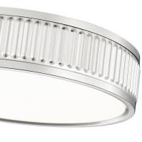 LED Flush Mount by Z-Lite - Stari Collection, Brushed Nickel Finish - 1013F12-BN-LED