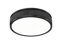 LED Flush Mount by Z-Lite - Stari Collection, Matte Black Finish - 1013F12-MB-LED