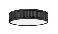 LED Flush Mount by Z-Lite - Stari Collection, Matte Black Finish - 1013F12-MB-LED
