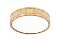LED Flush Mount by Z-Lite - Stari Collection, Modern Gold Finish - 1013F12-MGLD-LED
