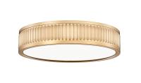 LED Flush Mount by Z-Lite - Stari Collection, Modern Gold Finish - 1013F12-MGLD-LED