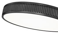 LED Flush Mount by Z-Lite - Stari Collection, Matte Black Finish - 1013F20-MB-LED