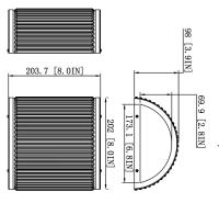LED Wall Sconce by Z-Lite - Stari Collection, Matte Black Finish - 1013S-MB-LED