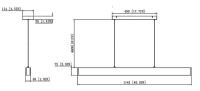LED Linear Chandelier by Z-Lite - Hudson Collection, Brushed Nickel Finish - 1016-45L-BN-LED