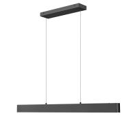 LED Linear Chandelier by Z-Lite - Hudson Collection, Matte Black Finish - 1016-45L-MB-LED