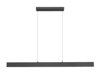 LED Linear Chandelier by Z-Lite - Hudson Collection, Matte Black Finish - 1016-55L-MB-LED