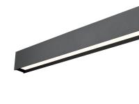 LED Linear Chandelier by Z-Lite - Hudson Collection, Matte Black Finish - 1016-55L-MB-LED