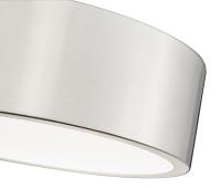 LED Flush Mount by Z-Lite - Coronado Collection, Brushed Nickel Finish - 1017F12-BN-LED