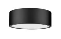 LED Flush Mount by Z-Lite - Coronado Collection, Matte Black Finish - 1017F12-MB-LED