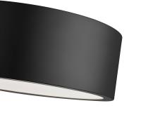 LED Flush Mount by Z-Lite - Coronado Collection, Matte Black Finish - 1017F12-MB-LED