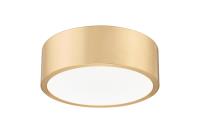 LED Flush Mount by Z-Lite - Coronado Collection, Modern Gold Finish - 1017F12-MGLD-LED