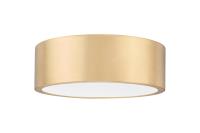 LED Flush Mount by Z-Lite - Coronado Collection, Modern Gold Finish - 1017F12-MGLD-LED