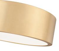 LED Flush Mount by Z-Lite - Coronado Collection, Modern Gold Finish - 1017F12-MGLD-LED