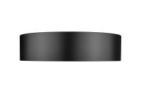 LED Flush Mount by Z-Lite - Coronado Collection, Matte Black Finish - 1017F16-MB-LED