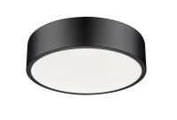 LED Flush Mount by Z-Lite - Coronado Collection, Matte Black Finish - 1017F16-MB-LED