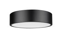 LED Flush Mount by Z-Lite - Coronado Collection, Matte Black Finish - 1017F16-MB-LED