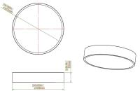 LED Flush Mount by Z-Lite - Coronado Collection, Bronze Finish - 1017F20-BRZ-LED