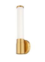 LED Wall Sconce by Z-Lite - Warwick Collection, Modern Gold Finish - 1020-1S-MGLD-LED