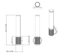 LED Wall Sconce by Z-Lite - Solange Collection, Matte Black Finish - 1021-1S-MB-LED