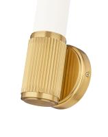 LED Wall Sconce by Z-Lite - Solange Collection, Modern Gold Finish - 1021-1S-MGLD-LED