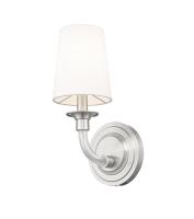 One Light Wall Sconce by Z-Lite - Katerina Collection, Brushed Nickel Finish - 1950-1S-BN