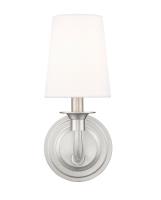 One Light Wall Sconce by Z-Lite - Katerina Collection, Brushed Nickel Finish - 1950-1S-BN