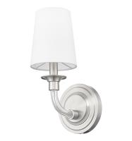 One Light Wall Sconce by Z-Lite - Katerina Collection, Brushed Nickel Finish - 1950-1S-BN