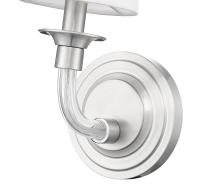 One Light Wall Sconce by Z-Lite - Katerina Collection, Brushed Nickel Finish - 1950-1S-BN