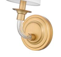 One Light Wall Sconce by Z-Lite - Katerina Collection, Rubbed Brass Finish - 1950-1S-RB