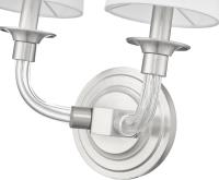 Two Light Wall Sconce by Z-Lite - Katerina Collection, Brushed Nickel Finish - 1950-2S-BN