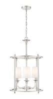 Four Light Chandelier by Z-Lite - Katerina Collection, Brushed Nickel Finish - 1950-4C-BN