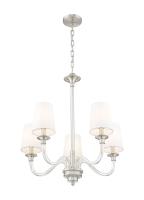 Five Light Chandelier by Z-Lite - Katerina Collection, Brushed Nickel Finish - 1950-5BN