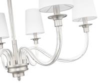 Six Light Chandelier by Z-Lite - Katerina Collection, Brushed Nickel Finish - 1950-6BN