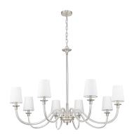 Eight Light Chandelier by Z-Lite - Katerina Collection, Brushed Nickel Finish - 1950-8BN