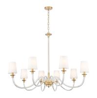 Eight Light Chandelier by Z-Lite - Katerina Collection, Rubbed Brass Finish - 1950-8RB