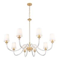 Eight Light Chandelier by Z-Lite - Katerina Collection, Rubbed Brass Finish - 1950-8RB