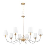 Eight Light Chandelier by Z-Lite - Katerina Collection, Rubbed Brass Finish - 1950-8RB