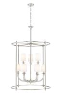 Nine Light Chandelier by Z-Lite - Katerina Collection, Brushed Nickel Finish - 1950-9C-BN