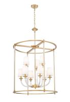 Nine Light Chandelier by Z-Lite - Katerina Collection, Rubbed Brass Finish - 1950-9C-RB