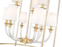 Nine Light Chandelier by Z-Lite - Katerina Collection, Rubbed Brass Finish - 1950-9C-RB