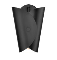 One Light Wall Sconce by Z-Lite - Salone Collection, Matte Black Finish - 1951-1S-MB