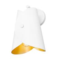 One Light Wall Sconce by Z-Lite - Salone Collection, Matte White Finish - 1951-1S-MW