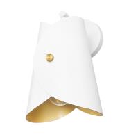 One Light Wall Sconce by Z-Lite - Salone Collection, Matte White Finish - 1951-1S-MW